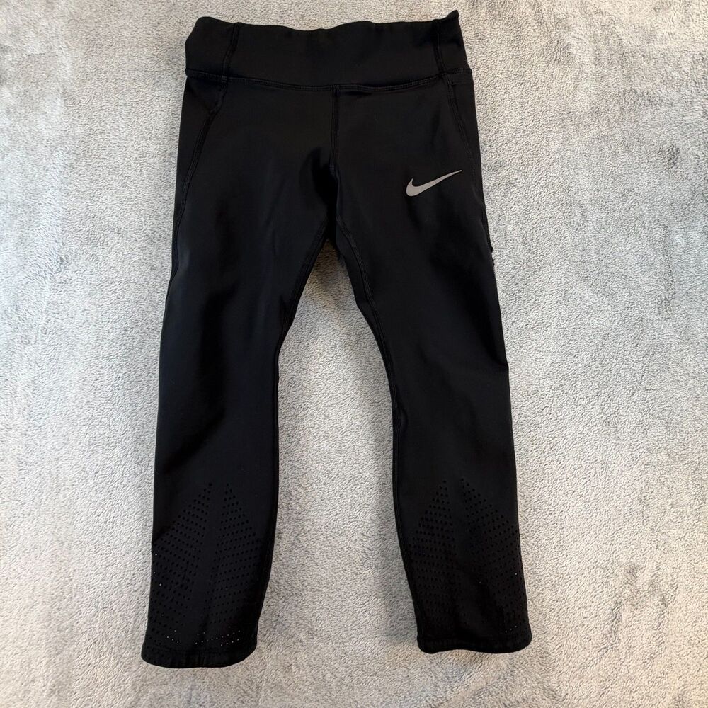 Nike Running Leggings Women’s Small Black Dri-Fit
